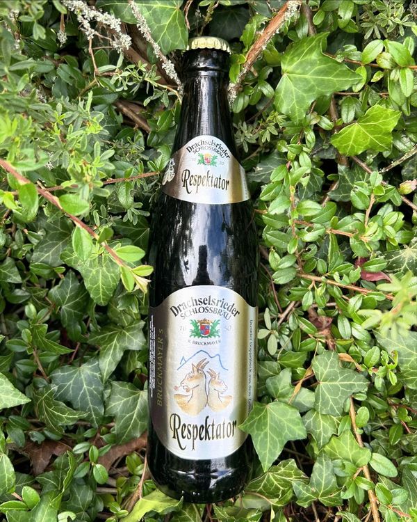 Doppelbock "Respektator" von der Schlossbrauerei Drachselsried